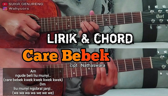 Lirik dan Chord Gitar Care Bebek Jegeg Bulan yang Viral Di TikTok