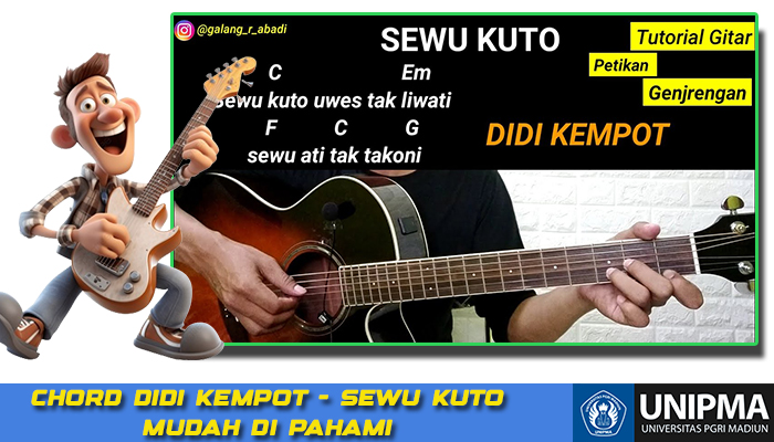 Chord Gitar Sewu Kuto Didi Kempot Gampang Di Mainkan