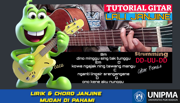 Chord Kunci Gitar dan Lirik Lagu Janjine Mudah Di Ikuti