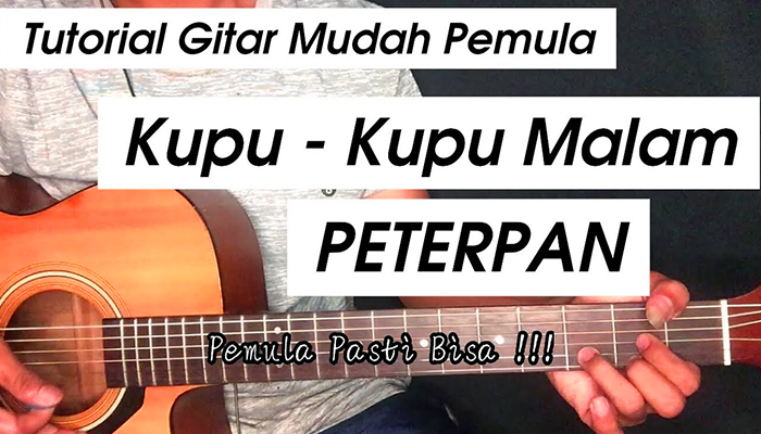 Lirik dan Chord Gitar Kupu Kupu Malam