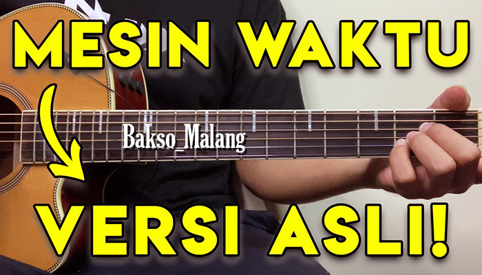 Lirik dan Chord Gitar Mesin Waktu Terbaru