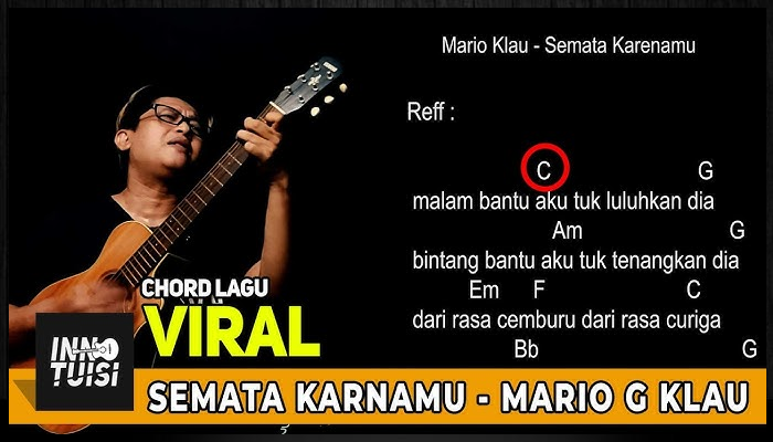 Lirik dan Chord Gitar Semata Karenamu Malam Bantu Aku