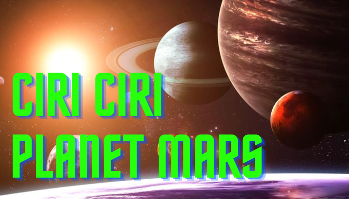 ciri-ciri planet mars