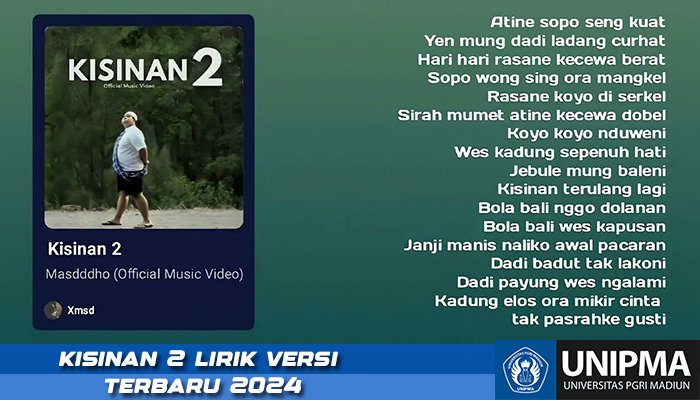 Lirik Lagu Kisinan 2 Terbaru