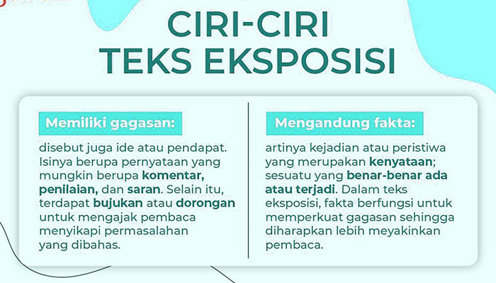 Pengertian Teks Eksposisi