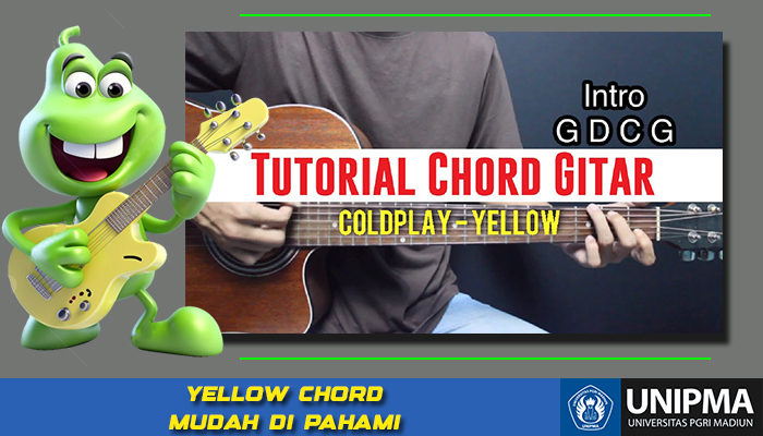 Yellow Chords by Coldplay Mudah Dipahami